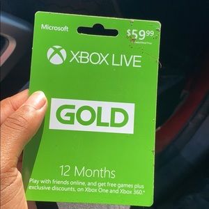 Xbox Live memebership NEVER USED .